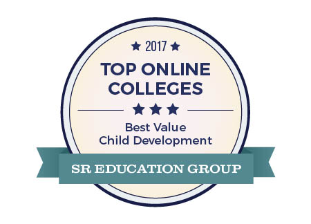 best-value-child-development This is SR Education Group's logo for its 2017 Top Online Coleges.