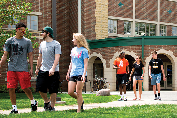 Indiana Tech Students Indiana Tech students walking from Pierson Center.