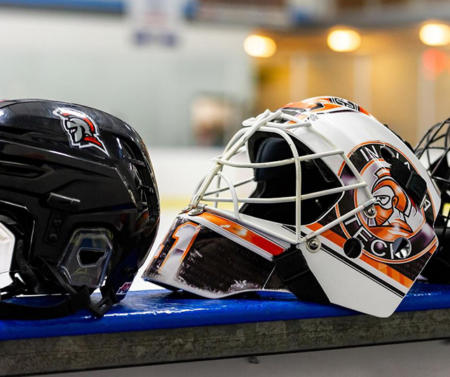 hockey helmets image of Indiana Tech hockey helmets