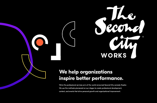 sc works for inside promotional graphic for second city works news release