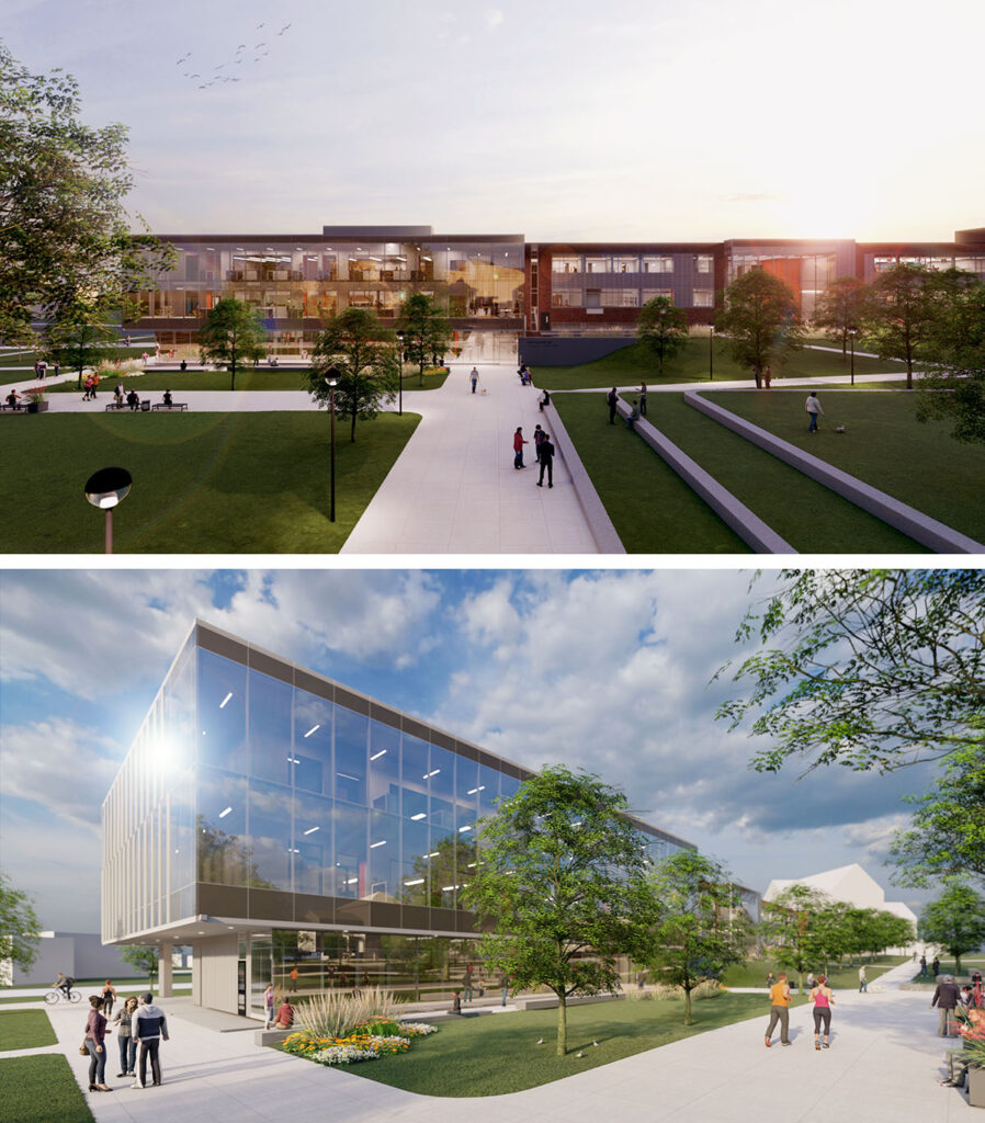 Artist renderings of new Zollner Engineering Center Artist renderings of new Zollner Engineering Center
